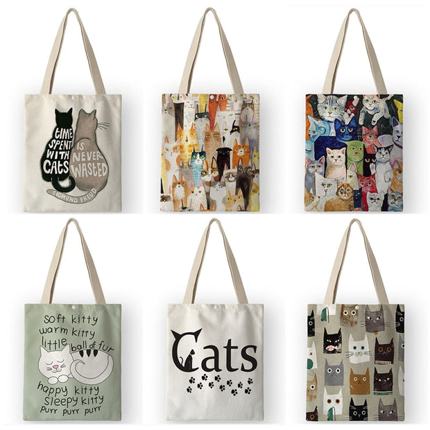 Canvas Cat Tote - Gravy Season