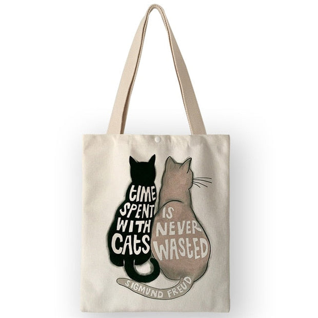 Canvas Cat Tote - Gravy Season